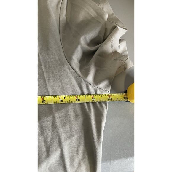 Cuts Clothing Shirt Mens XL Gray Split Hem Henley Tee Short Sleeve Soft - Picture 8 of 9